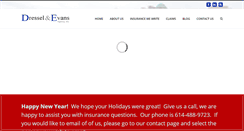Desktop Screenshot of dresselevans.com